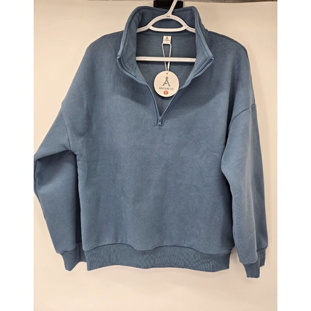 Antabess Half-Zip Sweater